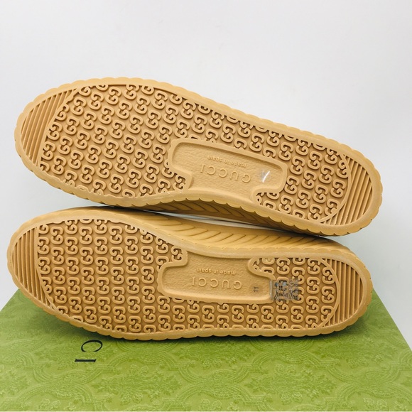 Gucci Interlocking G High Top Men’s Sneakers Myst White 703033 9ARZO 9097 - Picture 12 of 16